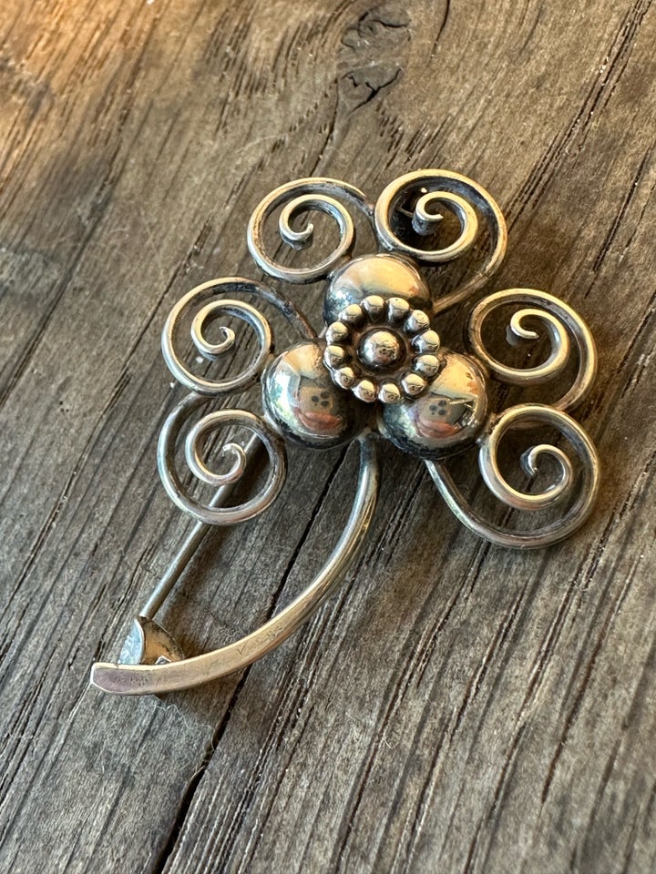 Broche, sølv, HS 830S