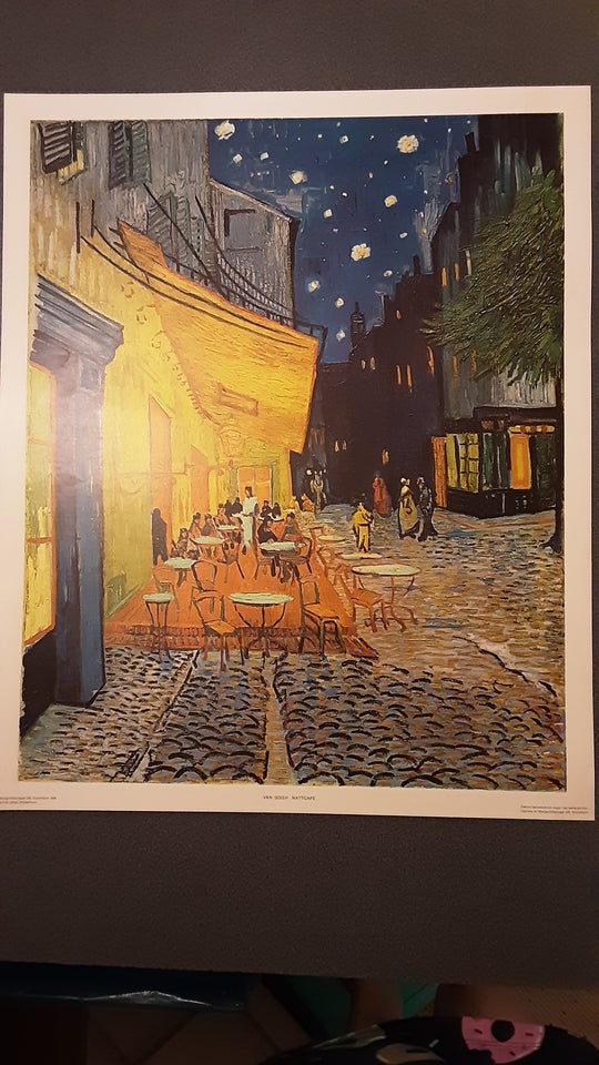 Plakat, Van Gogh, motiv: Natcafe