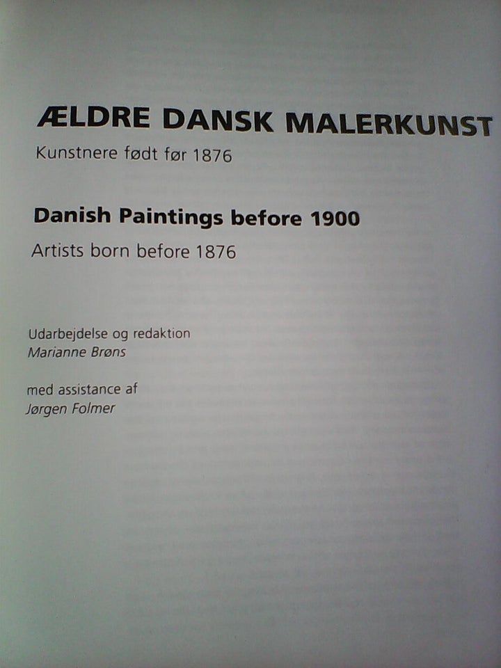 Ældre Dansk malerkunst, Marianne