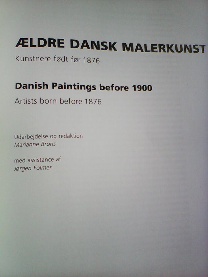 Ældre Dansk malerkunst, Marianne