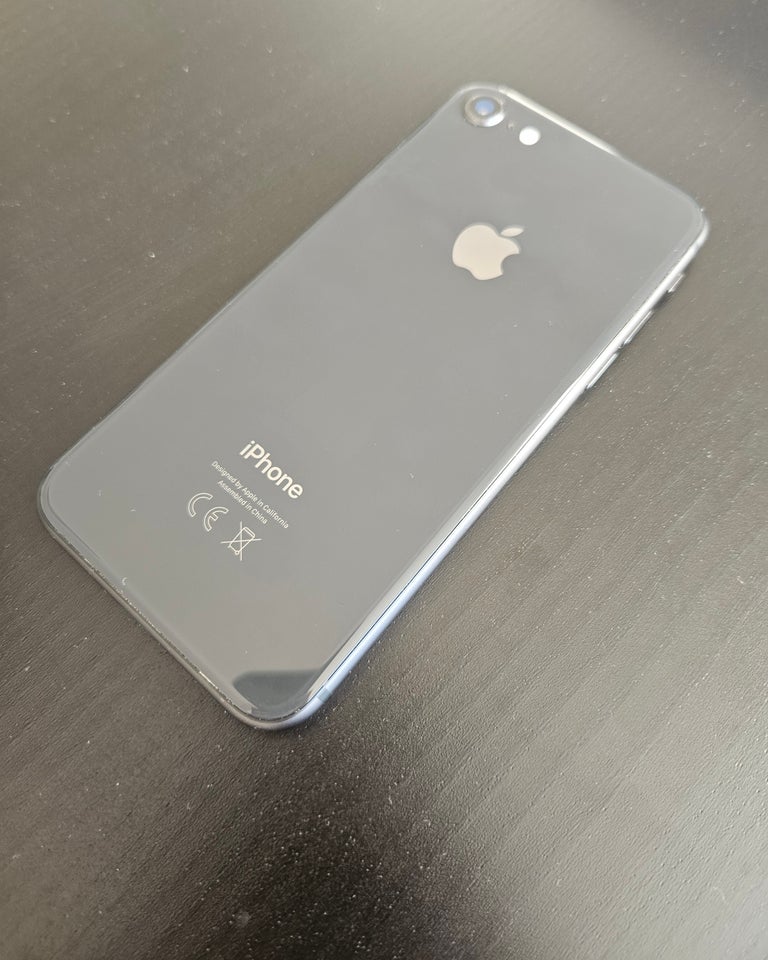 iPhone 8, 64 GB, sort