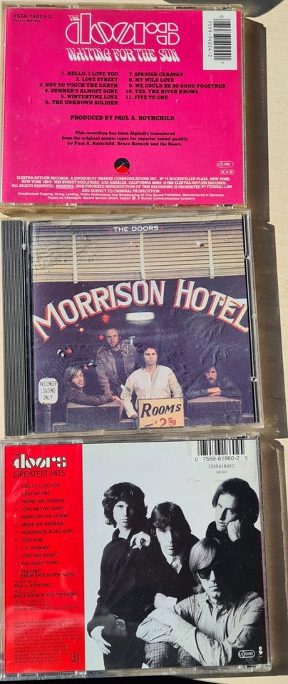 The Doors¨: 3 forskellige Cd