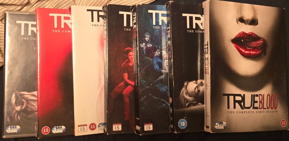 True blood season 1-7, DVD,