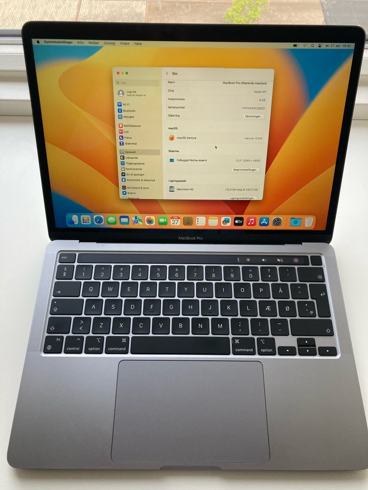 MacBook Pro 13” m1-chip / 256 gb ssd