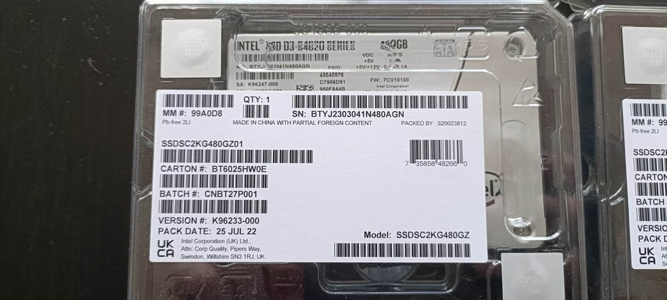 Intel SSD D3-S4620