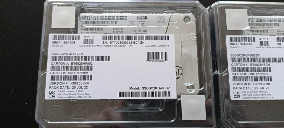 Intel SSD D3-S4620