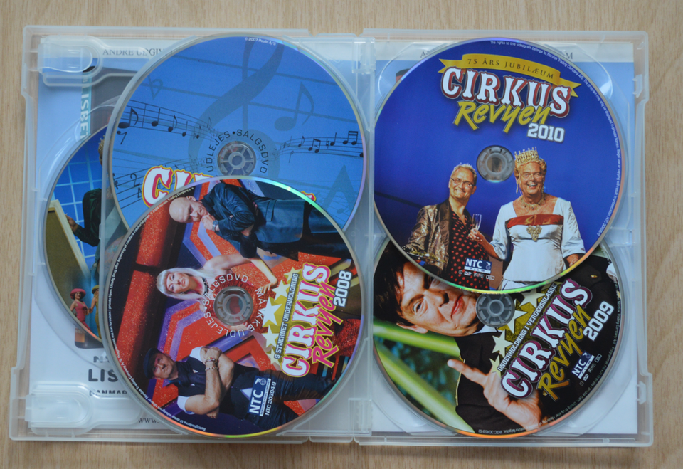 Cirkusrevyen 2006-2010 , DVD,