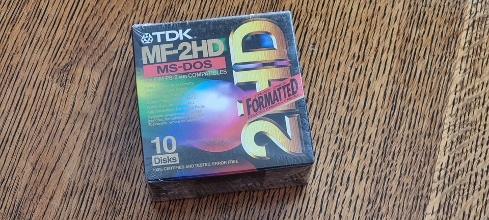 Floppy disk, TDK MF-2HD, Perfekt