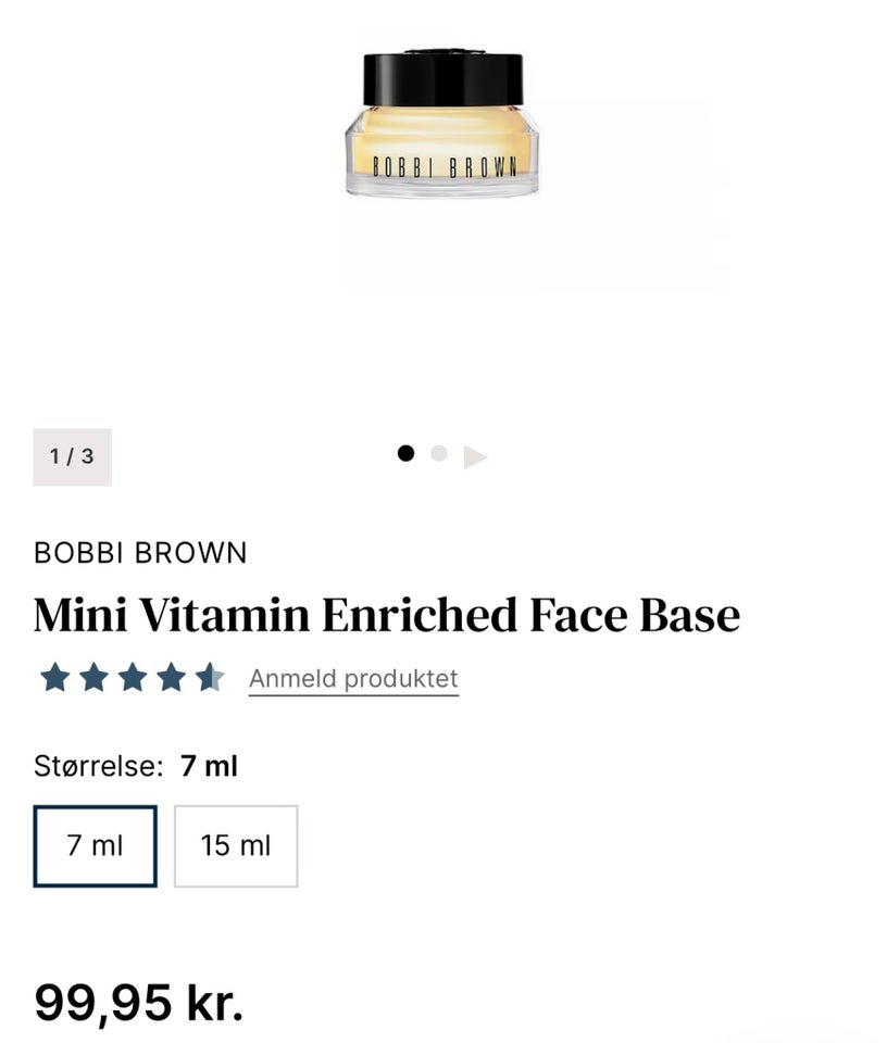 Ansigtspleje, Face cream, Bobby