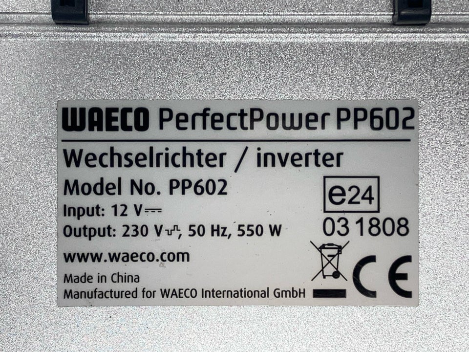 Omformer, WAECO PP 602