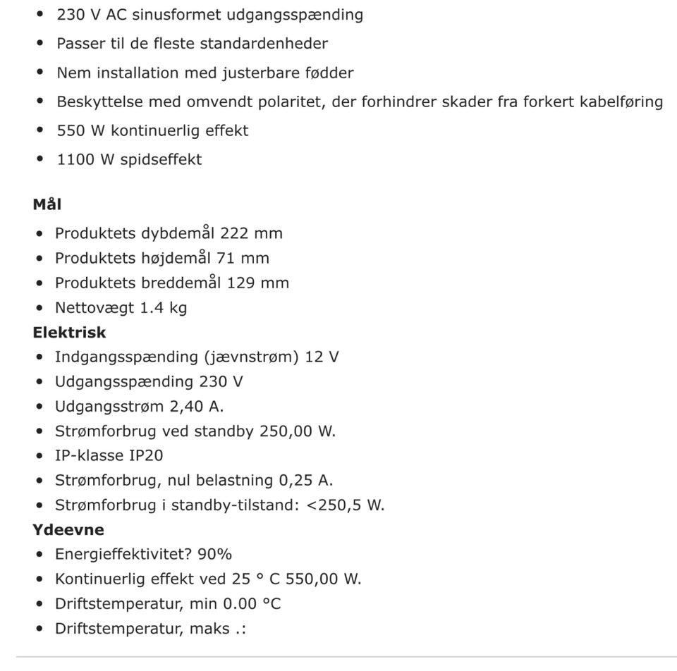 Omformer, WAECO PP 602