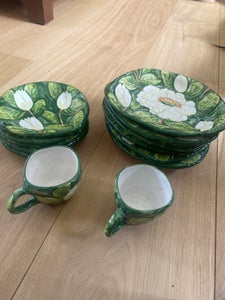Keramik Tallerkener og kopper
