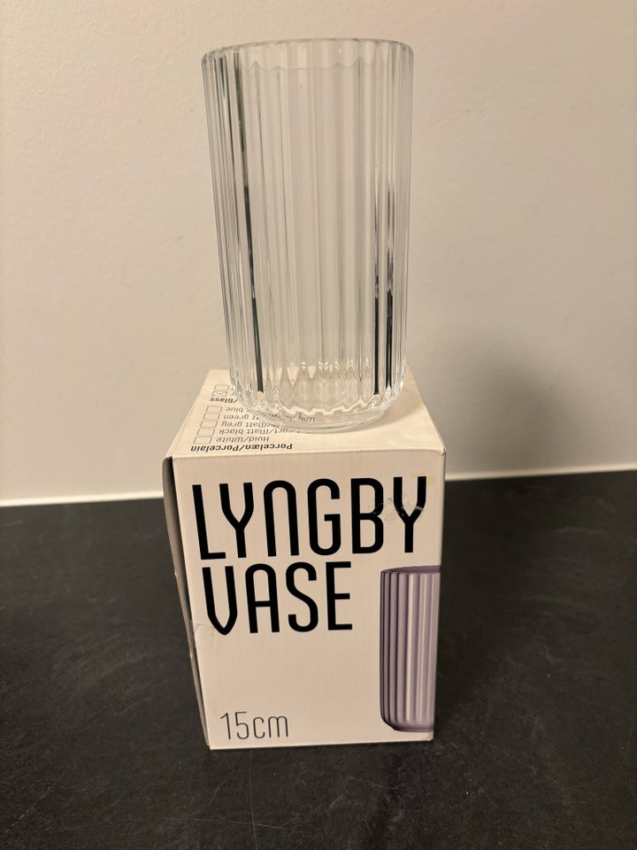 Vase, Glasvase, Lyngby