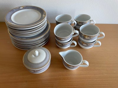 Porcelæn Komplet stel til 8 pers