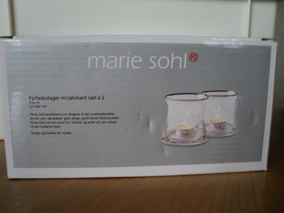 Fyrfads stager , Marie Sohl.