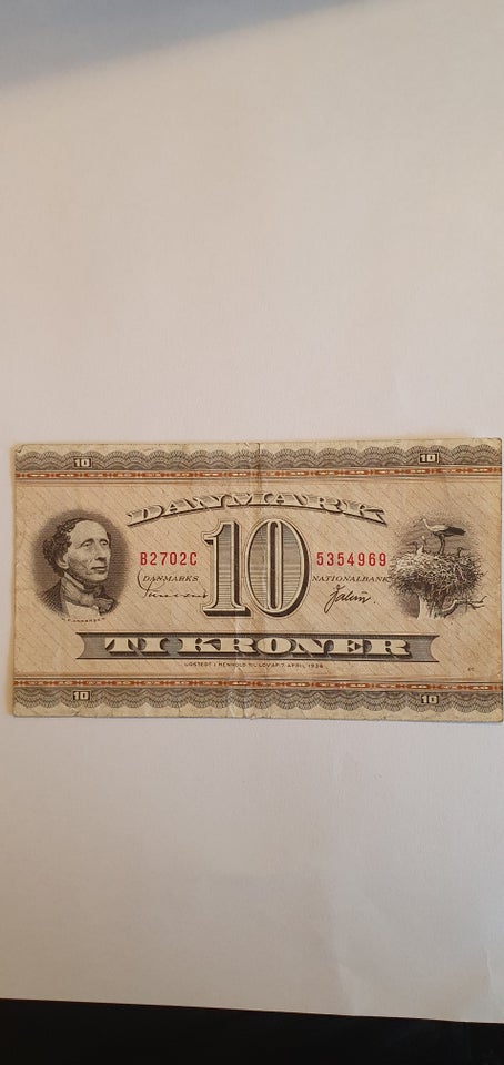 Danmark, sedler, 10 kroner