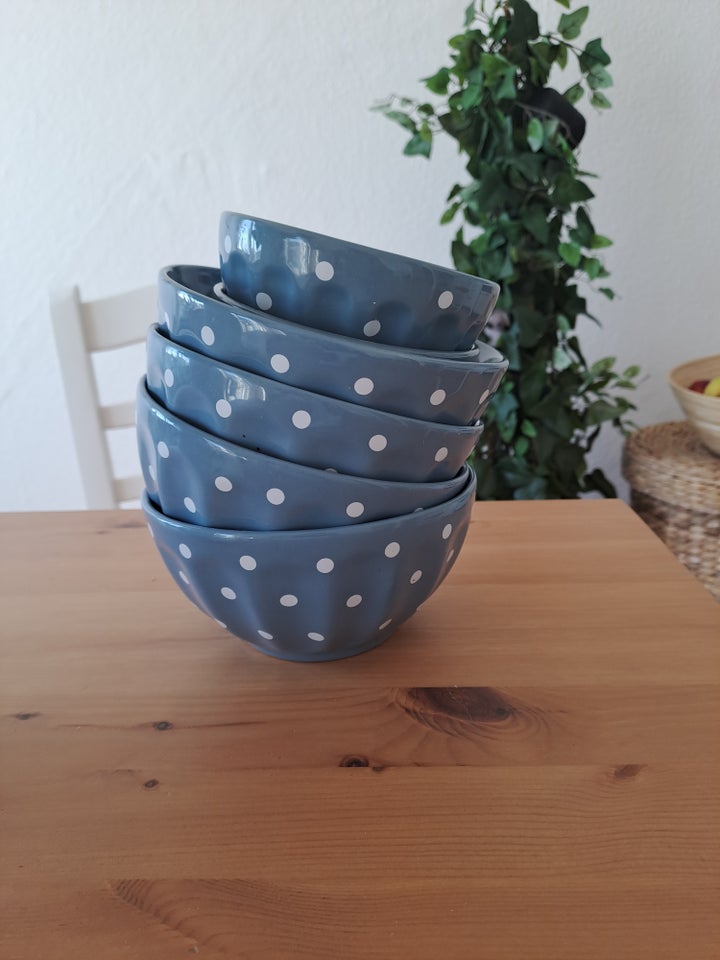 Keramik, 6 skåle, Søstrene Grene