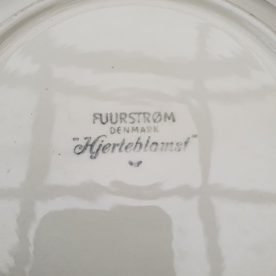 Porcelæn 3 stk dybe tallerkener