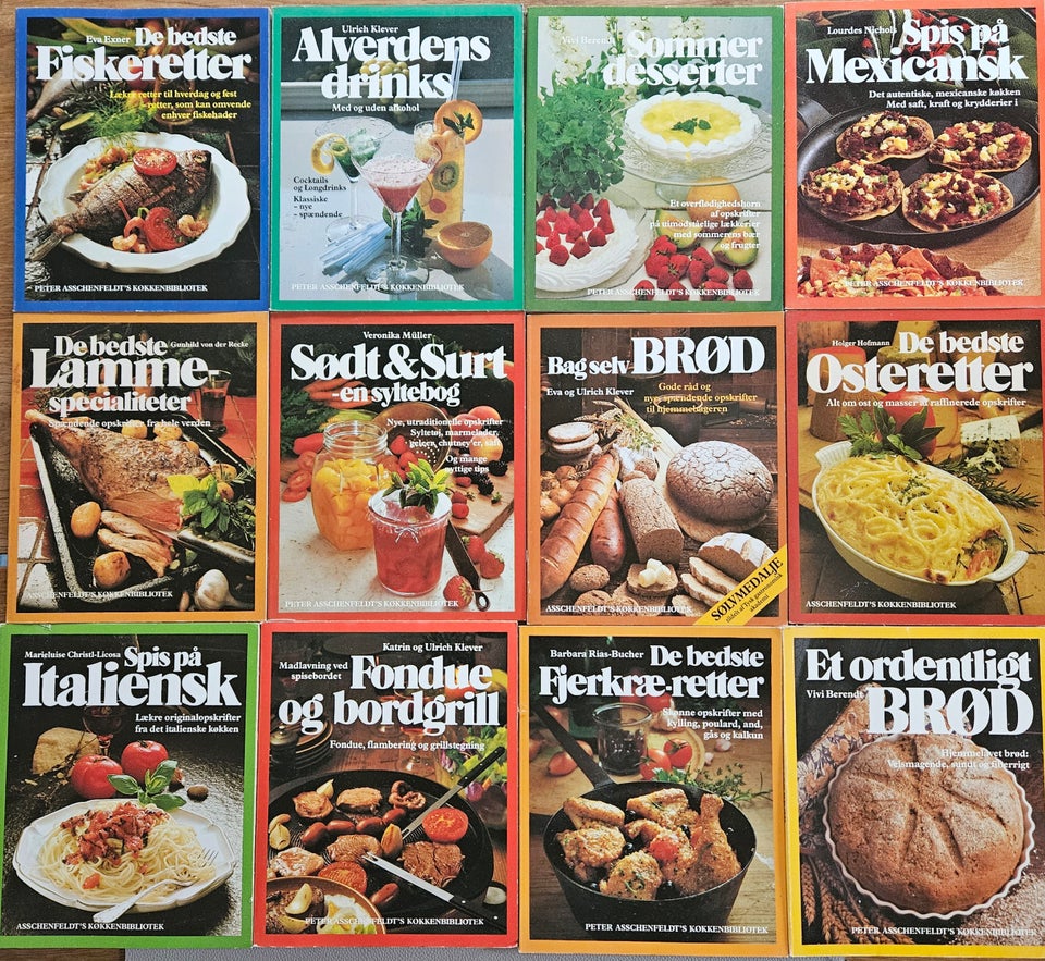 Diverse kogebøger, Mange