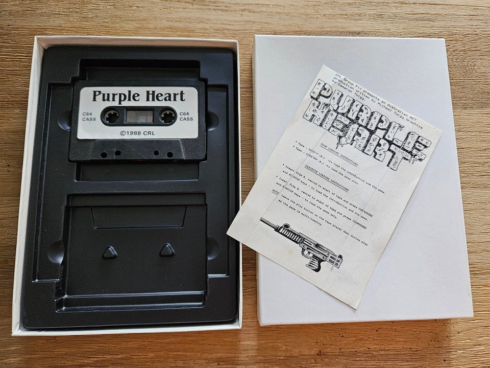 PURPLE HEART Commodore 64  C128