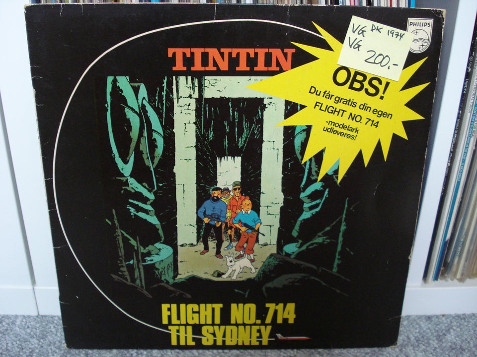 LP, Tintin, Tintin Flight No. 714