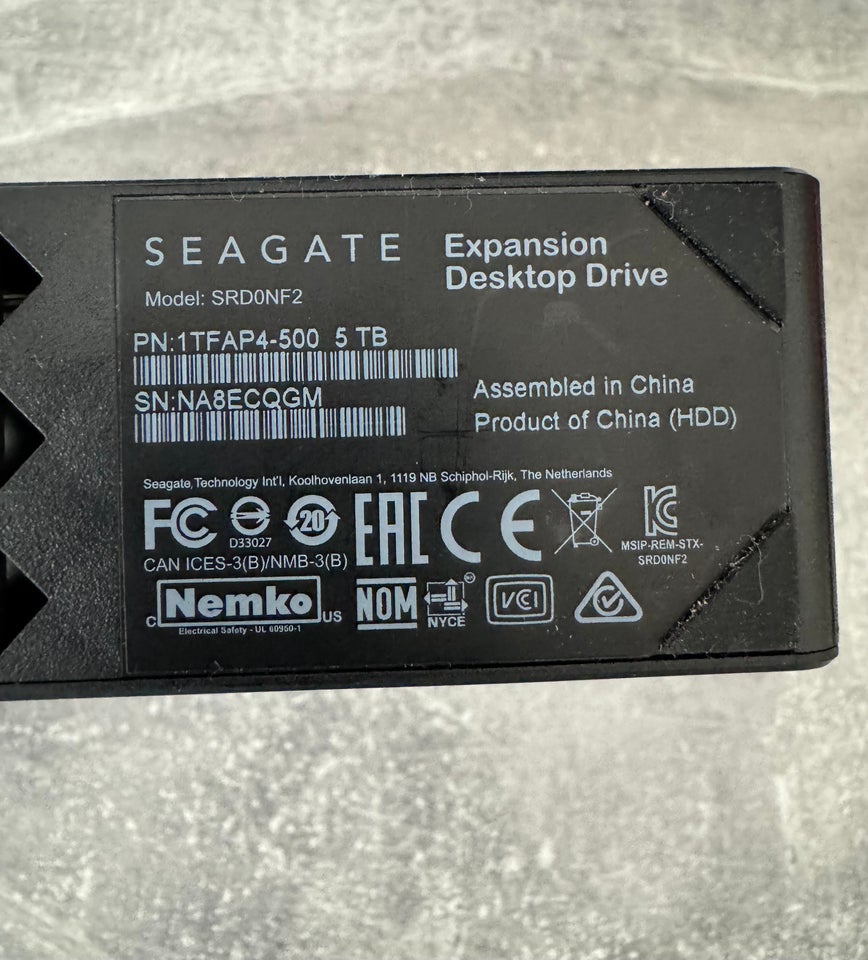 Seagate 5000 GB God