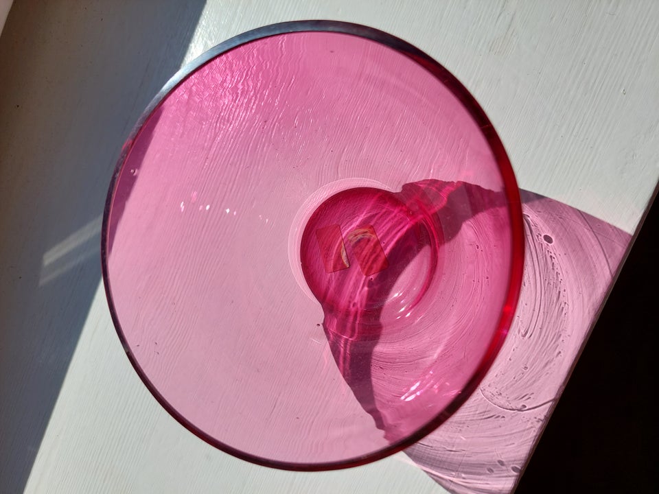 Glas Smuk skål i farvet glas