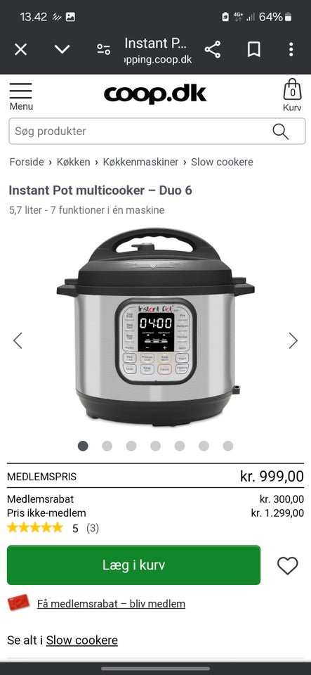 Trykkoger riskoger slowcooker