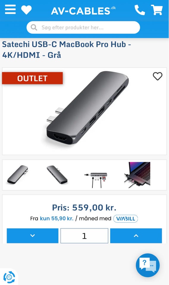 Tilbehør til Mac Satechi USB-C