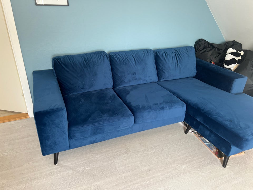 Sofa, velour, 3 pers.