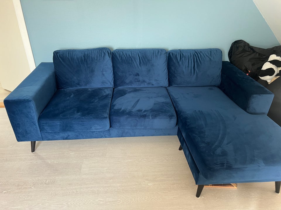 Sofa, velour, 3 pers.