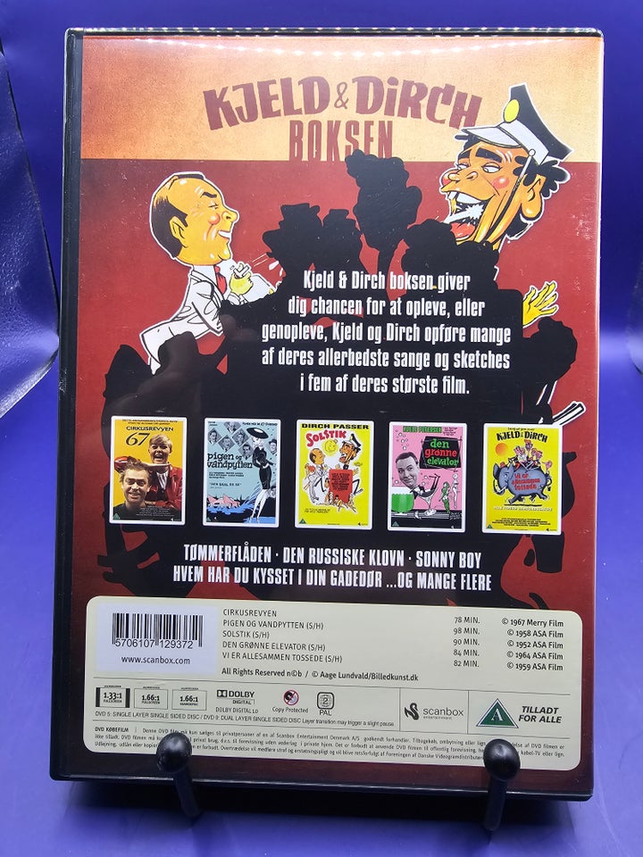 Kjeld  Dirch Boksen, DVD, komedie