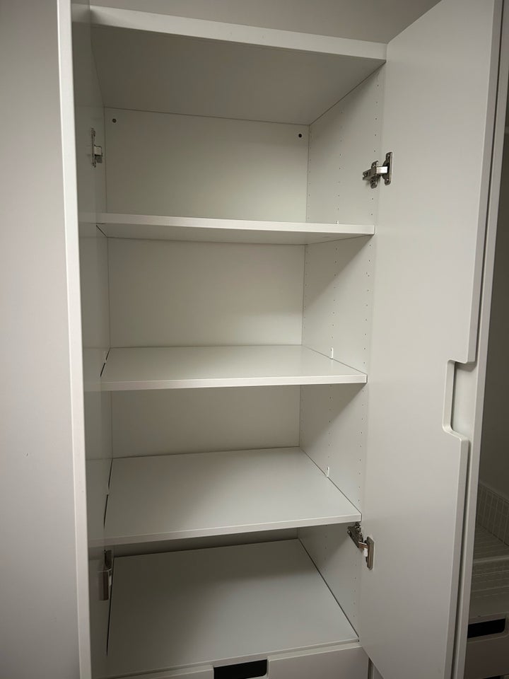 Klædeskab, Ikea Stuva hvid, b: 60 d: