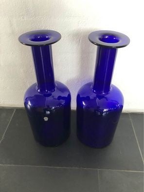 Glas vase Holmegaard