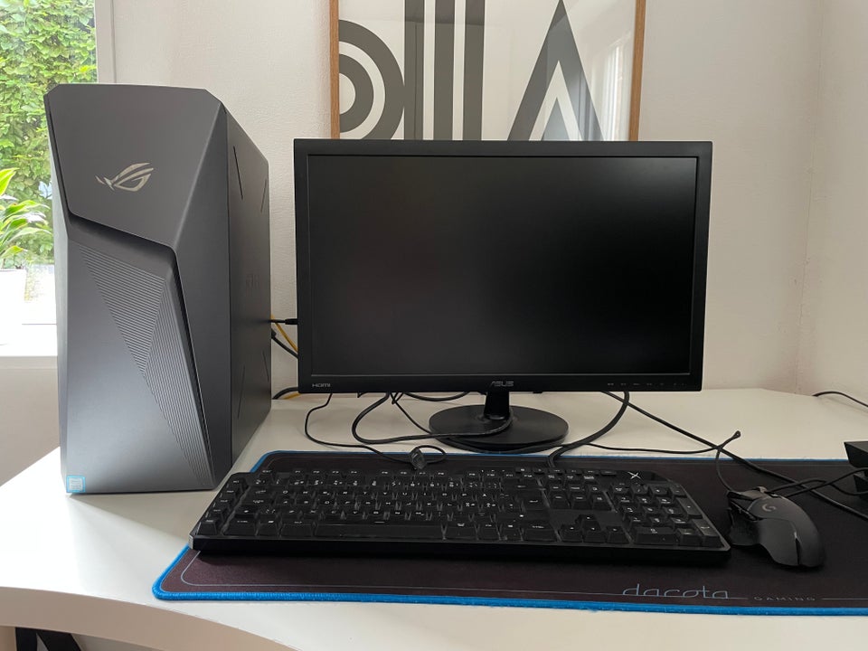 Gaming computer med setup