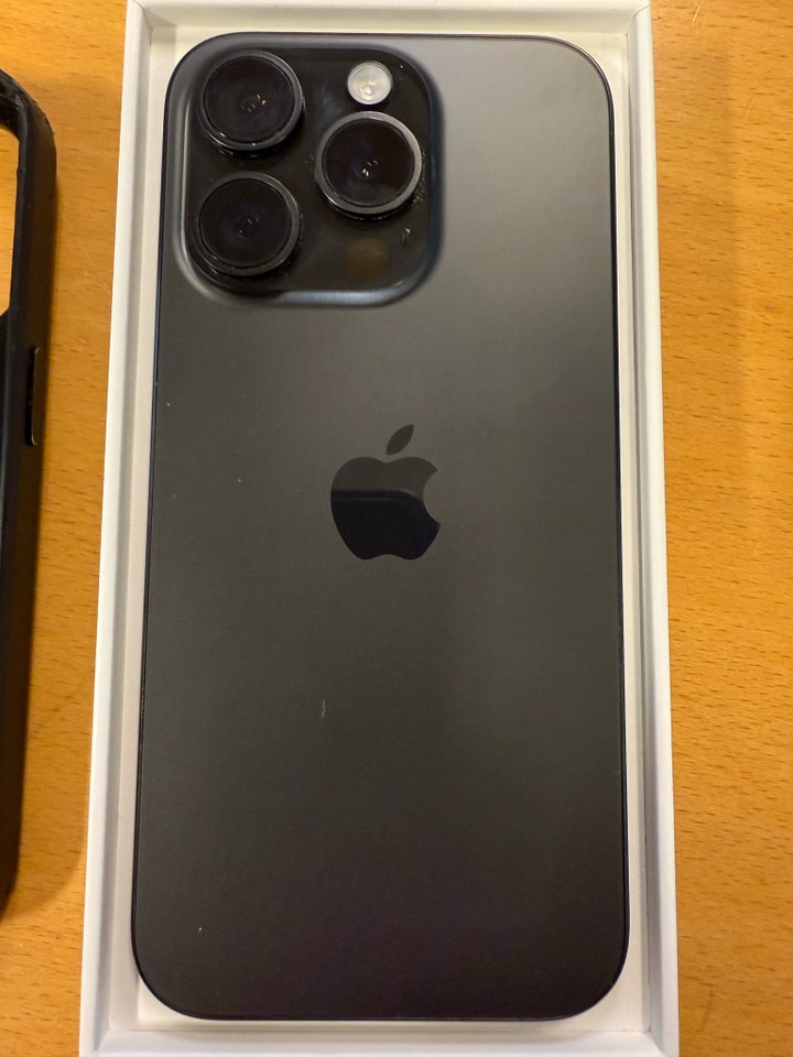 iPhone 15 Pro, 256 GB, sort