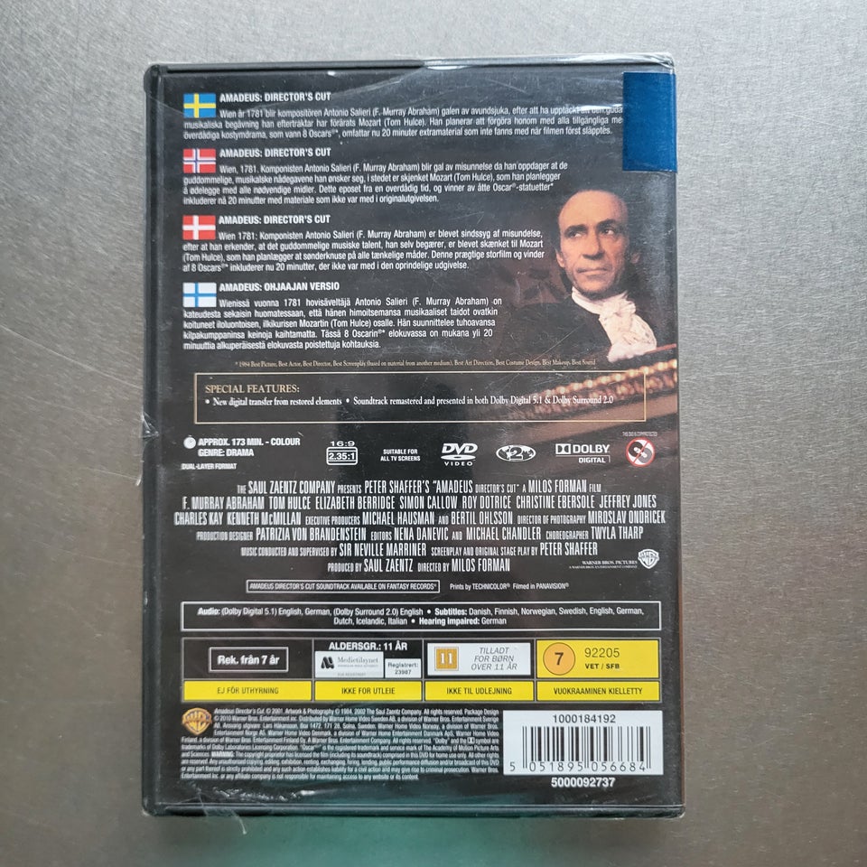 Amadeus, DVD, drama