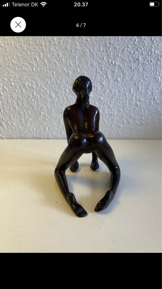 Sort skulptur sexet kvinde