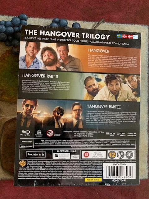 THE HANGOVER TRILOGY , Blu-ray,