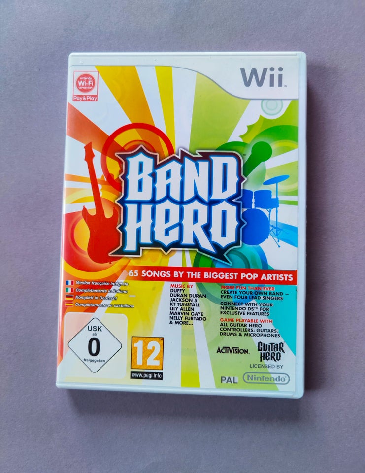 Band Hero, Nintendo Wii, rollespil