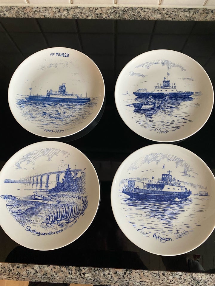 Platter Corell porcelæn  1978