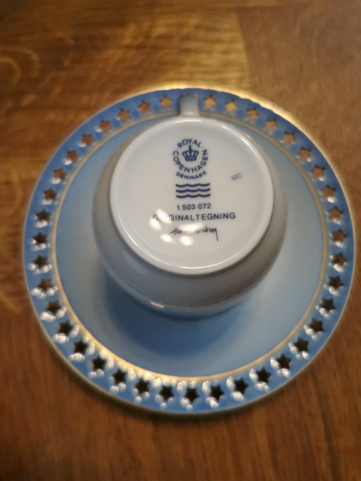 Porcelæn, Julekop juletallerken,