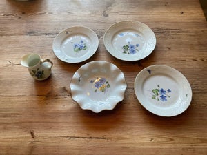 Porcelæn 2 kagetallerkener