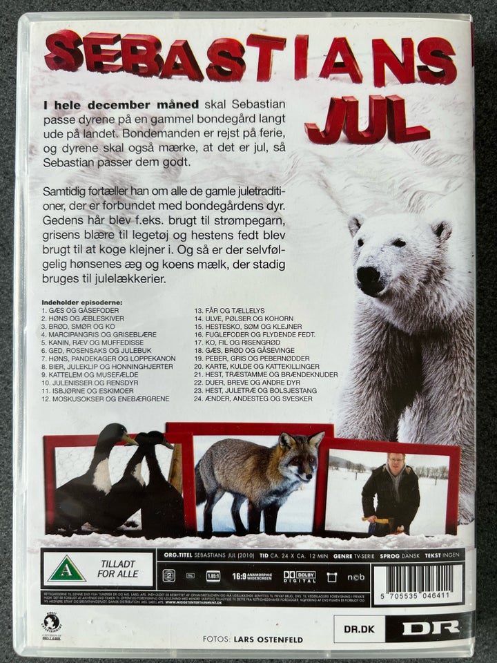 DVD Sebastians jul , DVD, andet