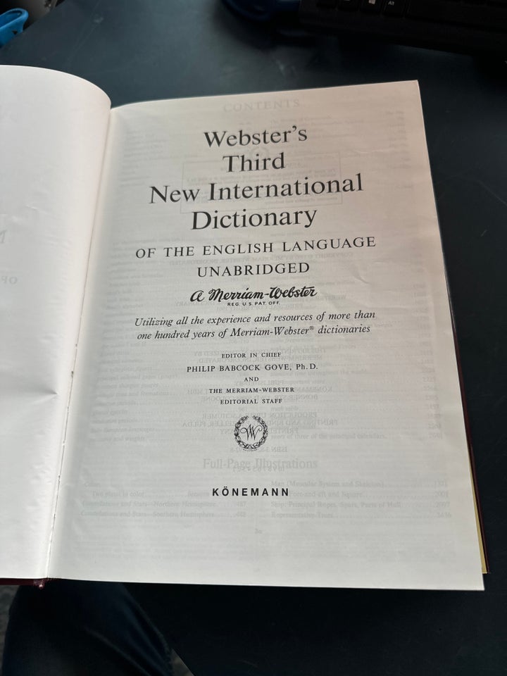 Webster's Third New International