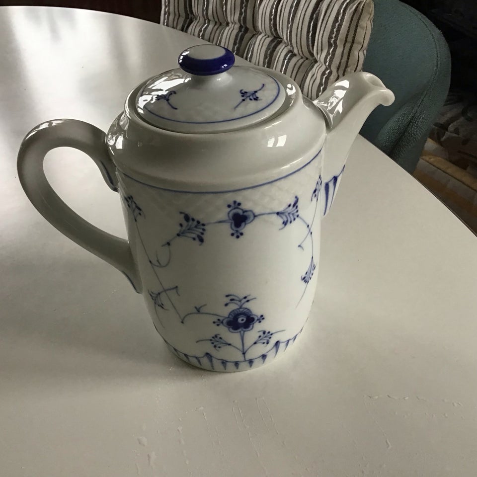 Porcelæn Kaffe/te kande Kgl