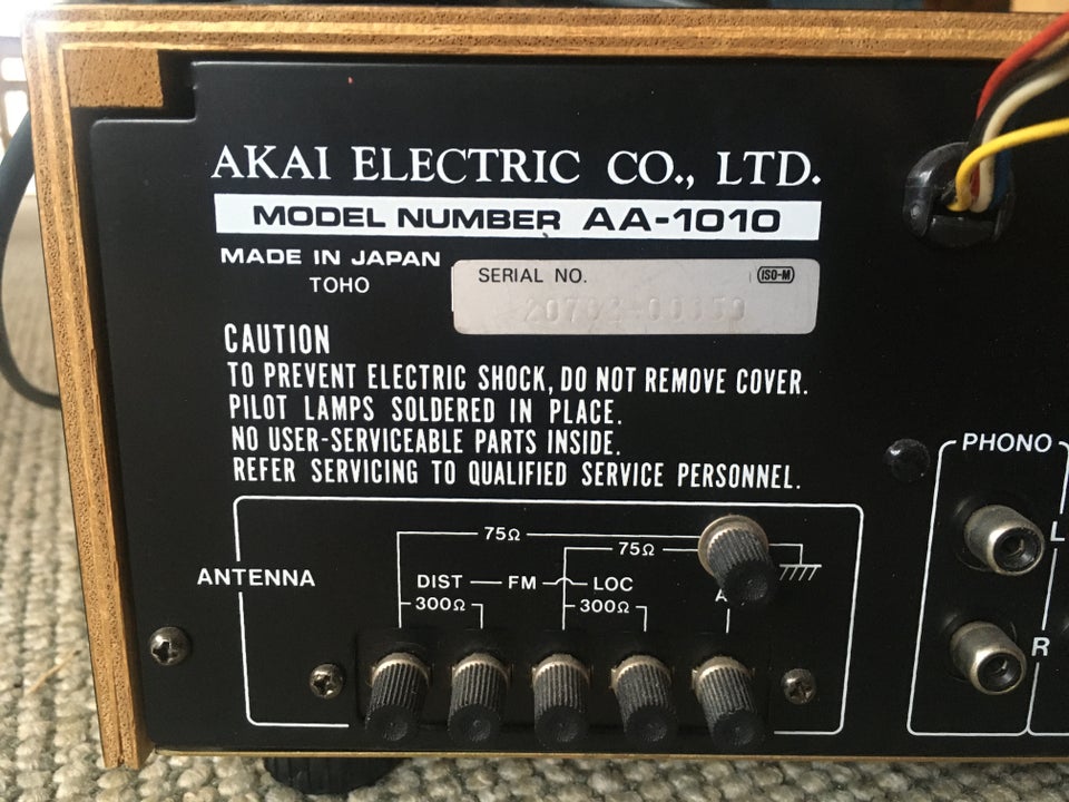 Forstærker, Akai, AA-1010