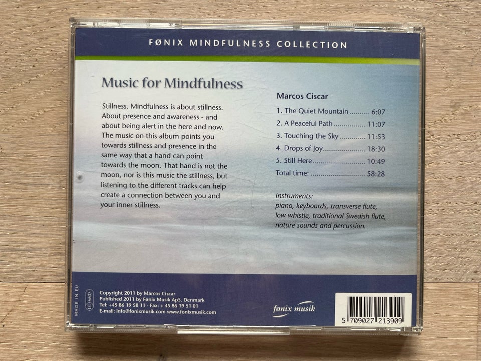 -: Music for Mindfulness, andet