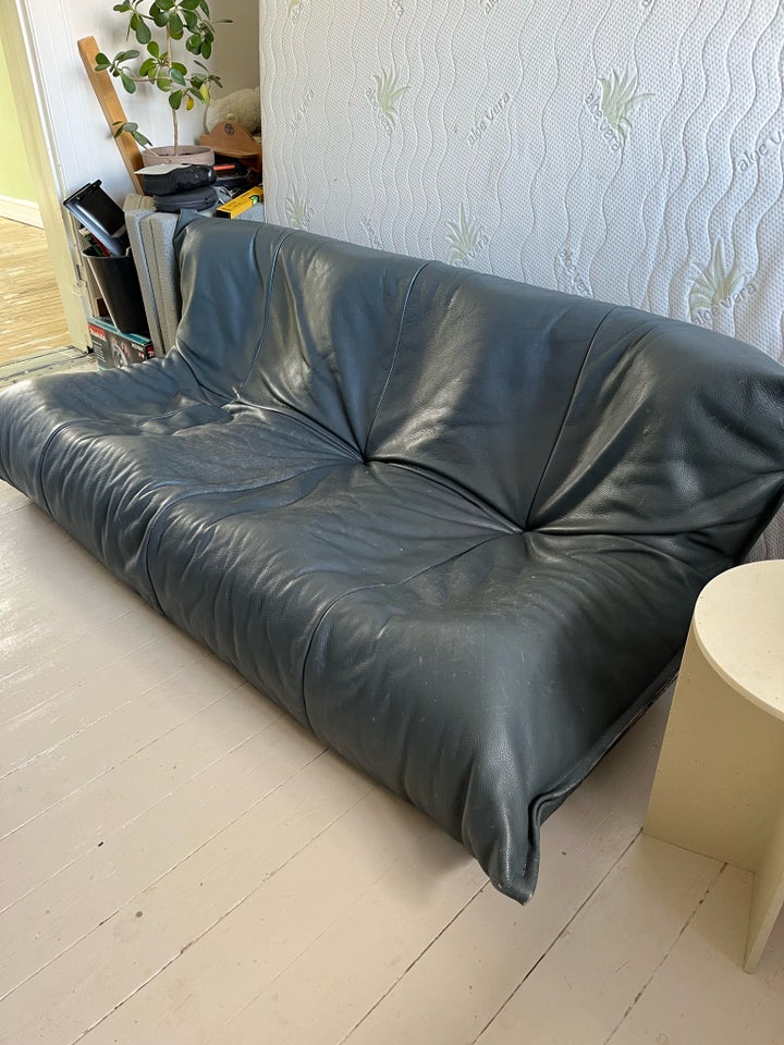 Sofa, læder, 3 pers.