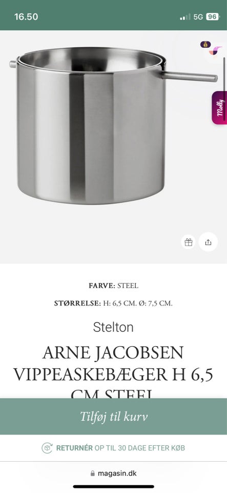 Stelton Vippeaskebæger, Stelton